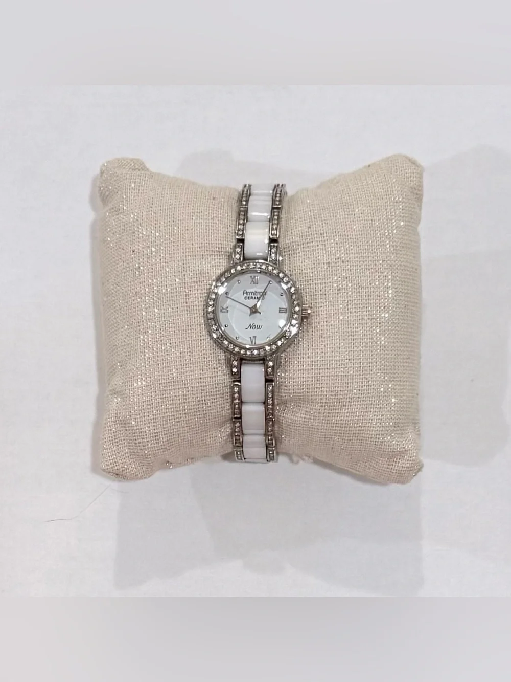 Armitron Now Women’s Ceramic Watch White Y121E